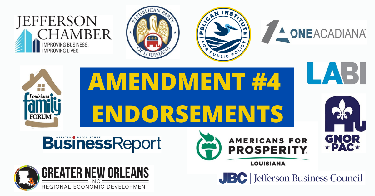 Constitutional Amendment 4 Earns Widespread Endorsements