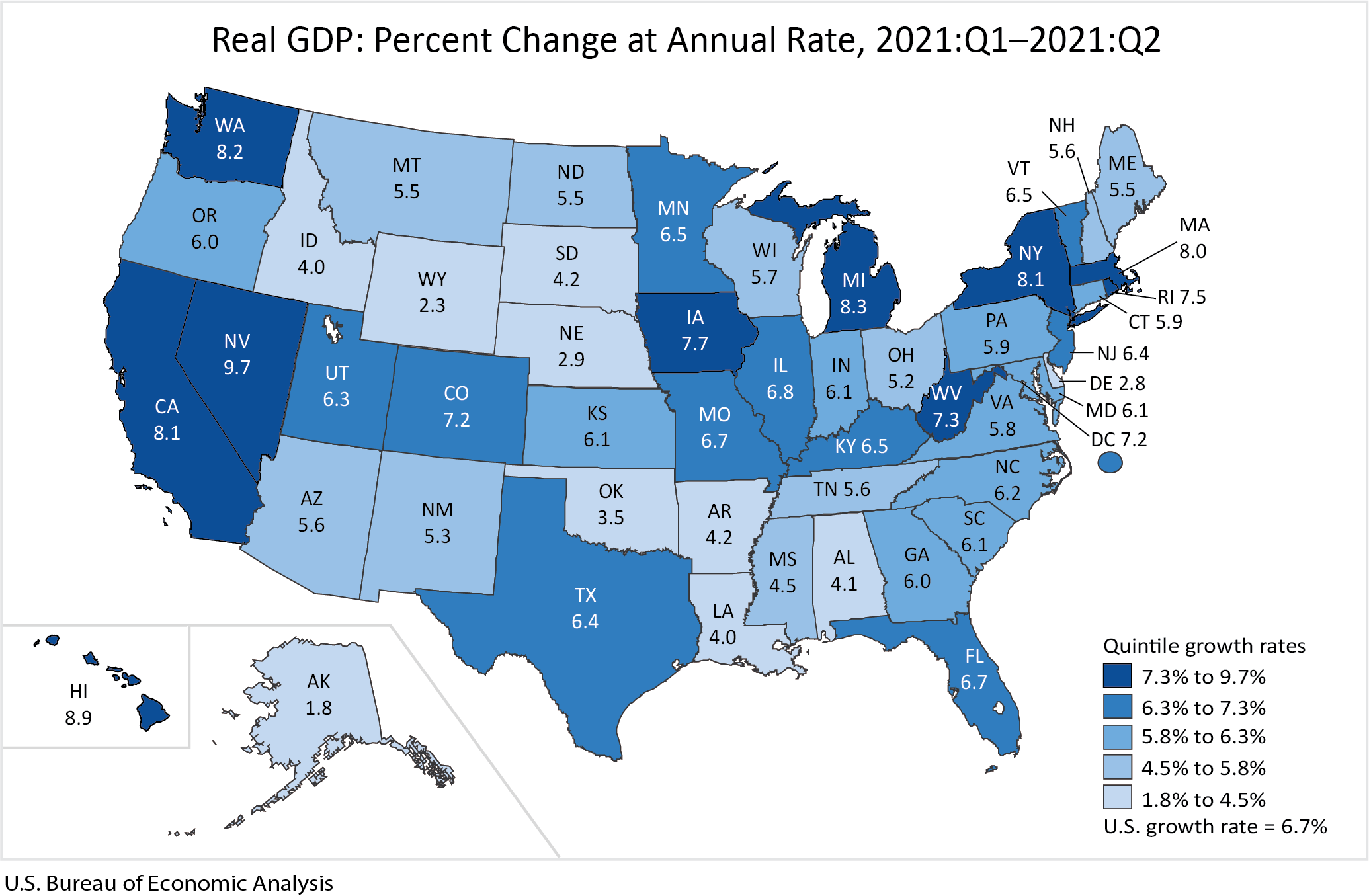 Louisiana’s Economic Growth is One of the Lowest In the Nation