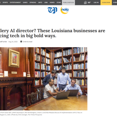 https://www.nola.com/news/business/innovation/three-years-after-chatgpts-release-new-orleans-businesses-embrace-ai-tools/article_4f7f4eaf-d284-4001-b6db-198ccbb30e68.html#tncms-source=business-featured