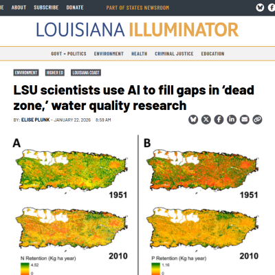 https://lailluminator.com/2026/01/22/lsu-scientists-use-ai-to-fill-gaps-in-dead-zone-water-quality-research/